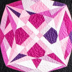 PINK TOURMALINE New quilted square