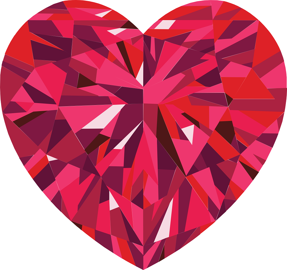 Heart Diamond 46 inches Almandine Garnet resized